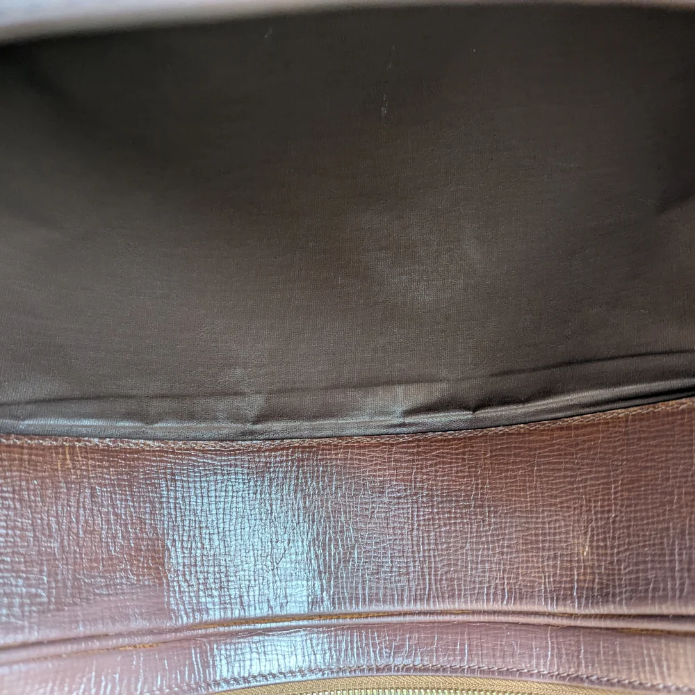 Burberrys Leather Business Bag EUC